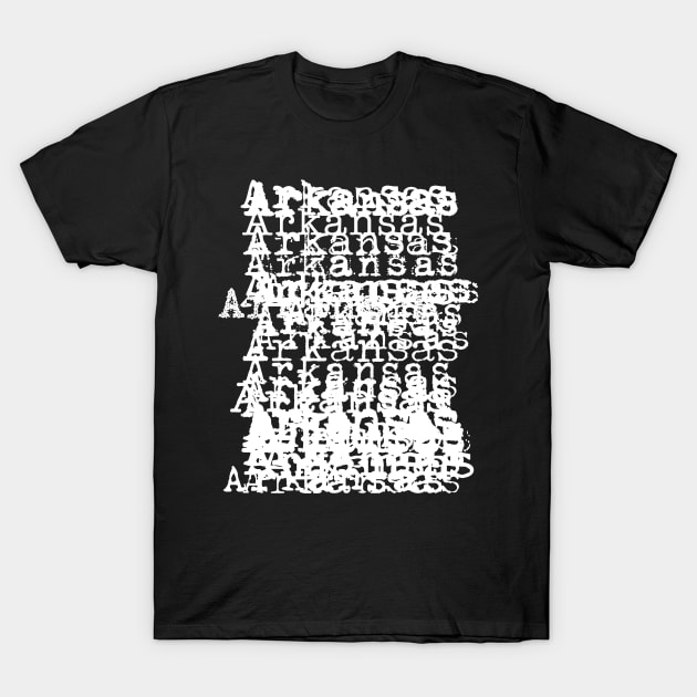 Arkansas - Bad Type (lt) T-Shirt by rt-shirts